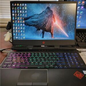HP OMEN 15-DC1054NR 15.6" Intel I7-9750H, GTX 1660TI, 32gb RAM, 2TBHDD+256GBSSD